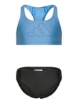 Adidas Performance Big Bars Bikini Blå