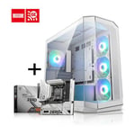 MSI Project Zero Bundle - MAG PANO M100R PZ White Case + AMD B650M PROJECT ZERO AM5 DDR5 Motherboard