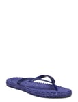 Flip Flop With Glitter Shoes Summer Shoes Sandals Flip Flops Blue Ilse Jacobsen