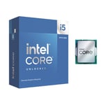 Intel® | Core™ i5-14600KF - 14-ydin - 3,5 GHz (jopa 5,3 GHz Turbo) - LGA1700-kanta | Laatikko (ilman jäähdytintä)