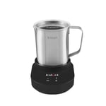 Instant Pot Milk Frother Station, Electric Foam, Hot and Cold Frothed Milk, Ideal for Lattes, Flat Whites, Matcha, Hot Chocolate and Milkshakes - Stainless Steel 500ml, Black