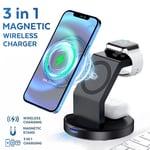 Magnetic Fast Charging Station for iPhone/Samsung Galaxy/iWatch/AirPods Earbuds