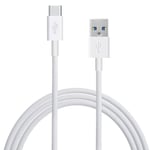 Câble Charge Usb 3.0 Type C Vers Usb Standard Type A, 1m De Long, Couleur Blanc Pour Huawei Honor 10/ Honor Play/ Mate Rs Porsche Design