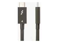 StarTech.com 3ft (1m) Thunderbolt 4 Cable, 40Gbps, 100W Power Delivery, 4K/8K Video, Intel-Certified Thunderbolt Cable - Compatible w/ USB 4/Thunderbolt 4/ USB 3.2/ USB...