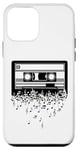 Coque pour iPhone 12 mini Cassette art musique cassette art rétro vintage musique