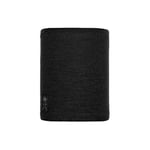 Buff Men Neo Black Knitted & Polar Fleece Neckwarmer - Black, Adult