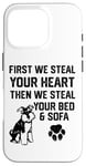 iPhone 16 Pro Steal Your Heart Steal Your Bed Miniature Schnauzer Case