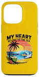 iPhone 13 Pro My Heart Belong To The Sea Beach Lifestyle Case