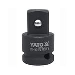 YATO 1067 impact YT-Adaptateur 1/2" (f) x 3/4" (m)