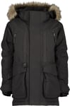 Didriksons Kids' Magnetit Parka 2 Black, 160