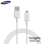 LuffyShop® Câble Micro-USB Samsung ECB-DU4EWE 1.5 mètre Blanc pour Samsung SM-A800 Galaxy A8