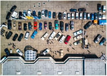 Car Park Aerial View  A4 JIGSAW Puzzle Birthday Christmas (Can Be Personalised)