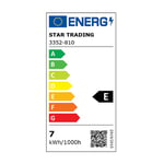 Star Trading LED-Lampa E27 Glob 95mm Klar 6,5w 806lm 3000K DimbarStar