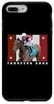 Coque pour iPhone 7 Plus/8 Plus Chemise Torpedo Anna Horse, courses de chevaux, Del Mar, Santa Anita