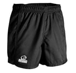 Rhino K-REY-RRC400SSB Auckland Short de Rugby Unisexe Taille S Mixte, Noir, Noir, S