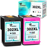 Cartouches d'encre 302 XL compatibles avec HP 302 XL HP 302 Multipack pour HP Envy 4525 4520 4522 4523 4524 Officejet 5230 3831 3830 3833 4650 5658 DeskJet 3636 36 36 30 à 36 39 2130 1110(Q960)