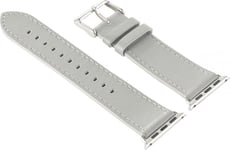 Bracelet en cuir pour Apple Watch - 38 mm - Gris - Callstel