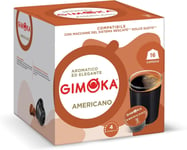 Gimoka - Compatible For Dolce Gusto - Compatible Pods - 48 Capsules - Coffee Ca