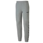 Puma Stretch Waist Bottoms Light Grey Mens Track Pants 582805 03 Cotton - Size 2XS