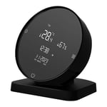 AVATTO-Capteur universel de température et d'humidité à distance,avec compte à rebours,horloge,Alexa,Google Home Alice,wifi - Type Black