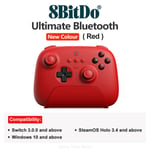 8BitDo - Ultimate Wireless Bluetooth Controller Gamepad lataustelakalla Nintendo Switchille, PC, Windows 10, 11, Steam Deck