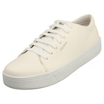 Guess Fm6udiele12 Mens Casual Trainers in Off White - 8 UK