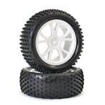 FTX Vantage Front Buggy Tyre Mounted On Wheels (Pr) - White