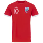 England Official Gift Mens 2010 South Africa World Cup Rooney 10 Away Shirt XL