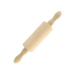 Fackelmann 521146 Petit rouleau à pâtisserie en bois, rouleau à pâtisserie, rouleau en bois, rouleau de pâtisserie, ustensile de pâtisserie, Bois, 23,5 x 4,5 cm, Brun