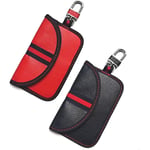 Lot de 2 Faraday Pochette de Protection pour Clé de Voiture avec Blocage de Signal RFID et Protection Anti-vol - Bloque les Signaux RFID / WIFI / GSM