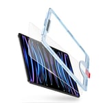 BERSEM Protection Écran en Verre Trempé pour iPad Pro 12.9 Pouces (Modèles 2022&2021&2020&2018) Outil D'alignement Offert, 9H Dureté, HD Clair, Anti-Rayures-Lot de 1