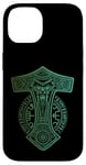 Coque pour iPhone 14 Marteau de Thor Mjölnir Odin Vegvisir Runes Viking