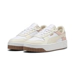 PUMA Femme Carina Street Basket, White-Alpine Snow-Frosted Ivory, 42 EU