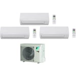 Daikin - Climatiseur tri split 3MXF68A + 1 unité réversible CTXF35C + 2 unités réversible CTXF20C R32