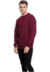 Urban Classics Men's Sweat Crewneck Sweater, Red , XS