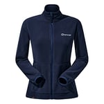 Berghaus Women's Prism 2.0 Micro Interactive Full Zip Fleece Jacket, Added Warmth, Flattering Style, Durable, Night Sky, 12