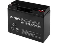 Vpro Opti Vpro 12V 18Ah Agm-Batteri