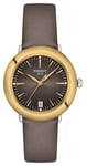 Tissot T9292104606600 Glendora 18K Gold Brown Leather Strap Watch