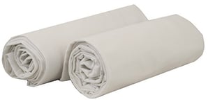 Lot de 2 draps housse pour lit de 60 x 120 cm, couleur blanco. fabriqué en espagne