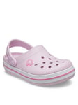 Crocs Ballerina Pink Crocband Clog, Pink, Size 13 Younger