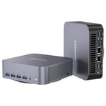 Mini PC GEEKOM GT1 Mega AI, Intel Core Ultra U7-155H 16 coeurs - 4.8 Ghz - Ram 32 Go - SSD 1 To SSD, 2 * USB4.0 (8K) + 2 * HDMI 2.0 (4K) 4 écrans d'affichage, WiFi7 Bluetooth5.4