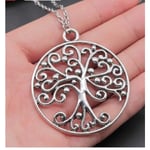 Halsband Livets Träd Tree Of Life Symbol Rostfri kedja 60 cm.