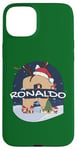 Coque pour iPhone 15 Plus Awesome Ronaldo Name w Santa Hat in Xmas Theme Christmas