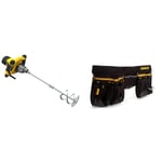 Stanley FATMAX Malaxeur 1600W à Vitesse Variable Double Poignée Avec Revêtement Grip & Stanley 1-96-178 Porte Outils en Toile 600 x 600 deniers - Nombreuses Poches - Renforcée avec Rivets