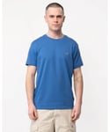 Gant Mens Slim Fit Short Sleeve Shield Logo T-Shirt - Blue - Size X-Large