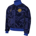 Nike Inter Milan FV2367-455 Inter Milan Strike Third Dri-Fit Football Anthem Jacket (Men), Deep Royal Blue/University Gold, FV2367-455