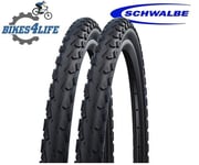 2 x Schwalbe Land Cruiser 28 x 1.75 (47-622) Bike Tyres