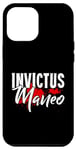 Coque pour iPhone 15 Plus Invictus Maneo - signifiant en latin « I Remain Unvainquished »