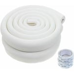 2x2m u Forme Protection d'Angles, Protections Coins, Rouleau en Mousse Anti Choc Protecteurs Bords de Table en Verre - Blanc