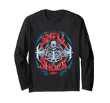 Zombie Army Shell Shock Skeleton Long Sleeve T-Shirt